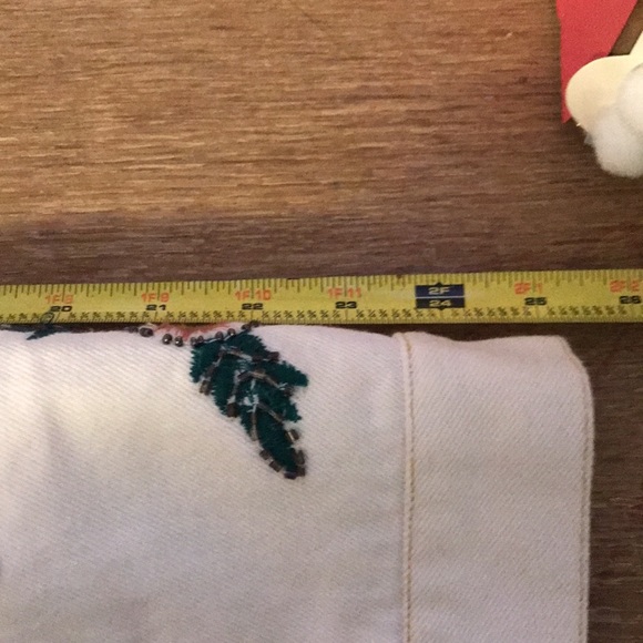 Zara Women “Cooler then you” Embroidered Beaded White Jean Jacket RARE - Picture 11 of 11